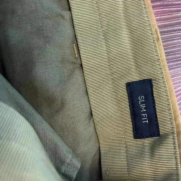 Incotex Men’s Linen Slim fit Trousers tan size 50 - Picture 7 of 12